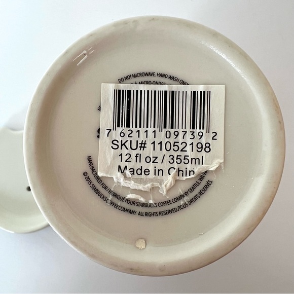 Starbucks Seattle Ceramic Travel Mug 2015 - Picture 6 of 6